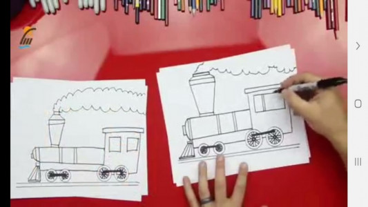 اسکرین شات 9 برنامه ‏آموزش نقاشی وسائل نقلیه به کودکان