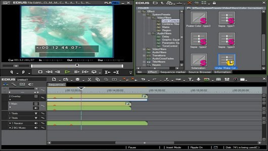 اسکرین شات 8 برنامه تدوین و ویرایش فیلم با Edius