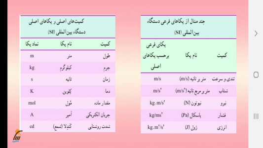 اسکرین شات 9 برنامه فیزیک ۱ رشته تجربی- آموزش و آزمون
