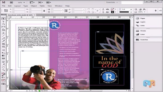 اسکرین شات 9 برنامه آموزش ایندیزاین (صفحه آرایی و نشر)