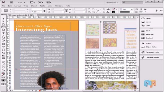 اسکرین شات 10 برنامه آموزش ایندیزاین (صفحه آرایی و نشر)