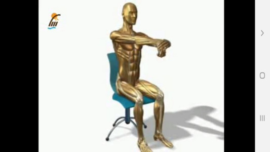 اسکرین شات 8 برنامه ‏تمرینات ورزشی کششی در محل کار