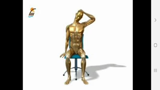 اسکرین شات 6 برنامه ‏تمرینات ورزشی کششی در محل کار