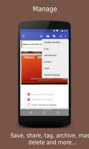 اسکرین شات 6 برنامه Omni Notes