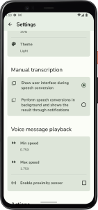 اسکرین شات 6 برنامه Transcriber for WhatsApp