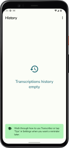 اسکرین شات 1 برنامه Transcriber for WhatsApp
