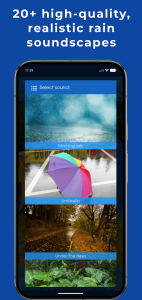 اسکرین شات 3 برنامه Rainy Day: sleep sounds