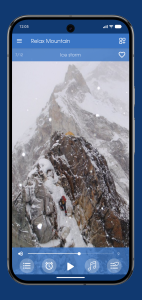 اسکرین شات 2 برنامه Relax Mountain: sleep sounds