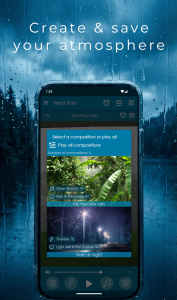 اسکرین شات 6 برنامه Relax Rain: sleep sounds