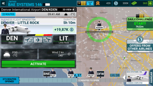 اسکرین شات 3 بازی Airline Commander: Flight Game
