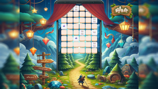 اسکرین شات 1 بازی ‏‏‏‏جدولینو |جدول کلمات متفاوت