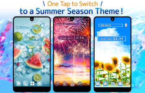 اسکرین شات 1 برنامه Wallpaper Theme +HOME Launcher