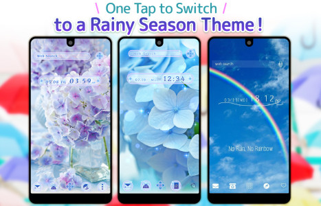 اسکرین شات 1 برنامه Wallpaper Theme +HOME Launcher