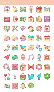 اسکرین شات 4 برنامه Colorful Alice +HOME Theme