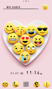 اسکرین شات 1 برنامه Emotional Macarons Theme