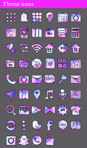 اسکرین شات 4 برنامه Galaxy Heart Theme