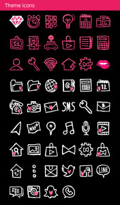 اسکرین شات 4 برنامه Glitter Lip Wallpaper
