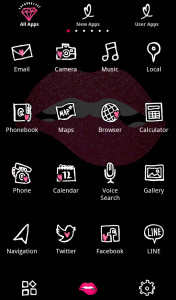 اسکرین شات 3 برنامه Glitter Lip Wallpaper