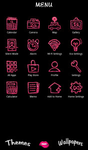 اسکرین شات 2 برنامه Glitter Lip Wallpaper