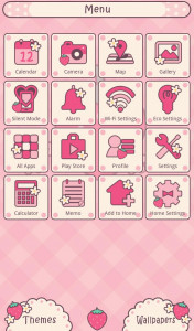 اسکرین شات 2 برنامه Strawberry Checks +HOME Theme