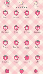 اسکرین شات 3 برنامه Strawberry Checks +HOME Theme