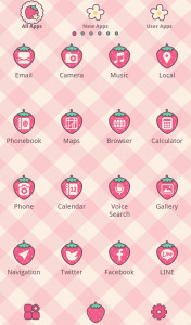 اسکرین شات 3 برنامه Strawberry Checks +HOME Theme