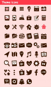 اسکرین شات 4 برنامه Marshmallow Hearts +HOME Theme