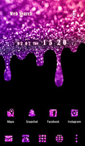 اسکرین شات 5 برنامه Wallpaper Melting Glitter
