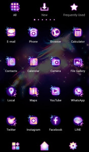 اسکرین شات 3 برنامه Star Magic Unicorn Theme