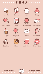اسکرین شات 2 برنامه Bubble Tea Bear Theme +HOME