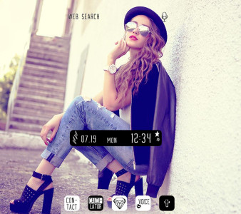 اسکرین شات 1 برنامه Urban Stylish Theme +HOME