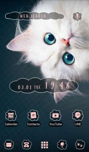 اسکرین شات 5 برنامه Cute Theme What's the Time?