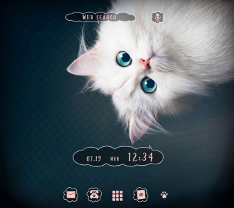 اسکرین شات 1 برنامه Cute Theme What's the Time?