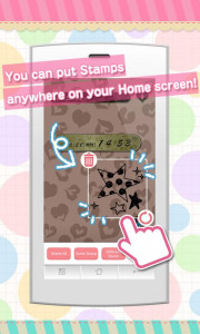 اسکرین شات 4 برنامه Stamp Pack: Casual*Black