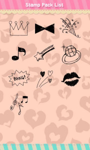 اسکرین شات 3 برنامه Stamp Pack: Casual*Black