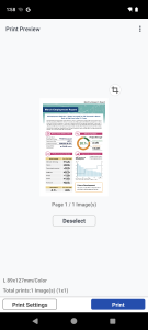 اسکرین شات 4 برنامه Canon PRINT