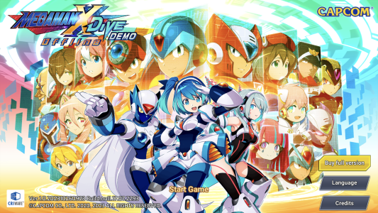 اسکرین شات 1 بازی MEGA MAN X DiVE Offline Demo