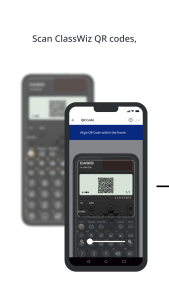 اسکرین شات 1 برنامه ClassWiz Calc App QR