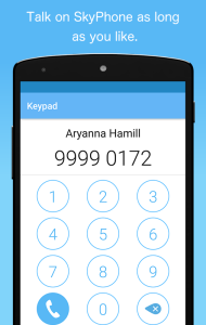 اسکرین شات 4 برنامه SkyPhone - Voice & Video Calls
