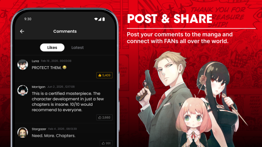 اسکرین شات 4 برنامه MANGA Plus by SHUEISHA