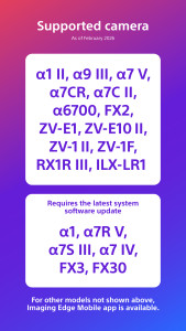 اسکرین شات 2 برنامه Sony | Creators' App