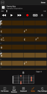 اسکرین شات 3 برنامه Chord Tracker