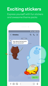 اسکرین شات 2 برنامه LINE: Calls & Messages