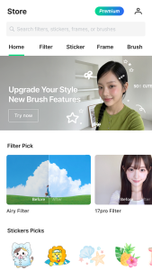 اسکرین شات 3 برنامه لاین کمرا (line camera)