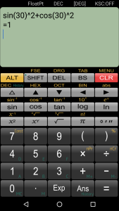 اسکرین شات 3 برنامه Panecal Scientific Calculator