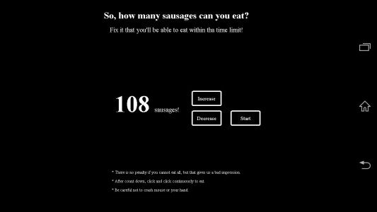 اسکرین شات 2 بازی Binge on Fish Sausage