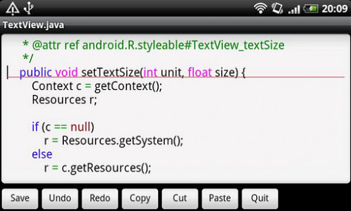 اسکرین شات 8 برنامه Jota Text Editor