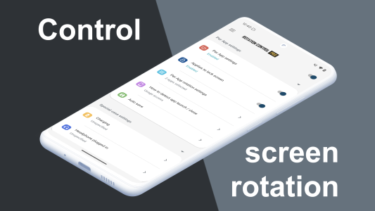 اسکرین شات 1 برنامه Rotation Control
