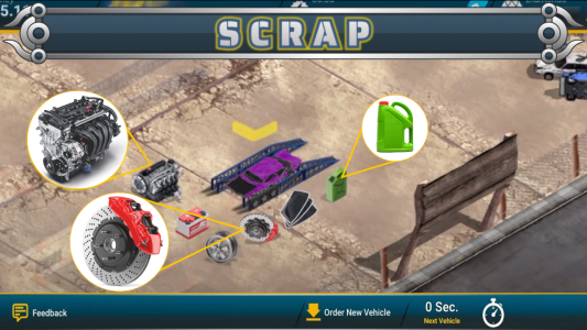 اسکرین شات 3 بازی Junkyard Tycoon: Car Dealer