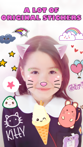 اسکرین شات 5 برنامه Kawaii Photo Stickers & Editor